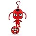 Produktbild Miraculous Ladybug  Kwami Lifesize Tikki, 12,7 cm Marienkäfer-Plüsch-Clip-On-Spielzeug für Kinder, superweiches Sammlerstück, Stofftier mit Glitzer-Stichaugen und farblich passendem, M13019