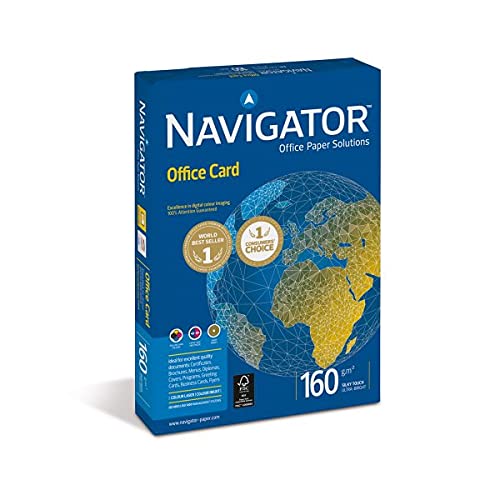 Navigator Office Prem Card FSC High Qlty 160gsm A4 Bright White [Pack of 250]
