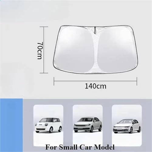 Pare-brise intérieur soleil protection auto réfléchissante Skoda Octavia A7 S - 2