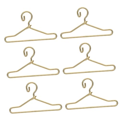 LALADEFIEE Professional Doll Coat Rack Metal Doll Clothes Hanger Set 50 Pieces for Boys and Girls' Room