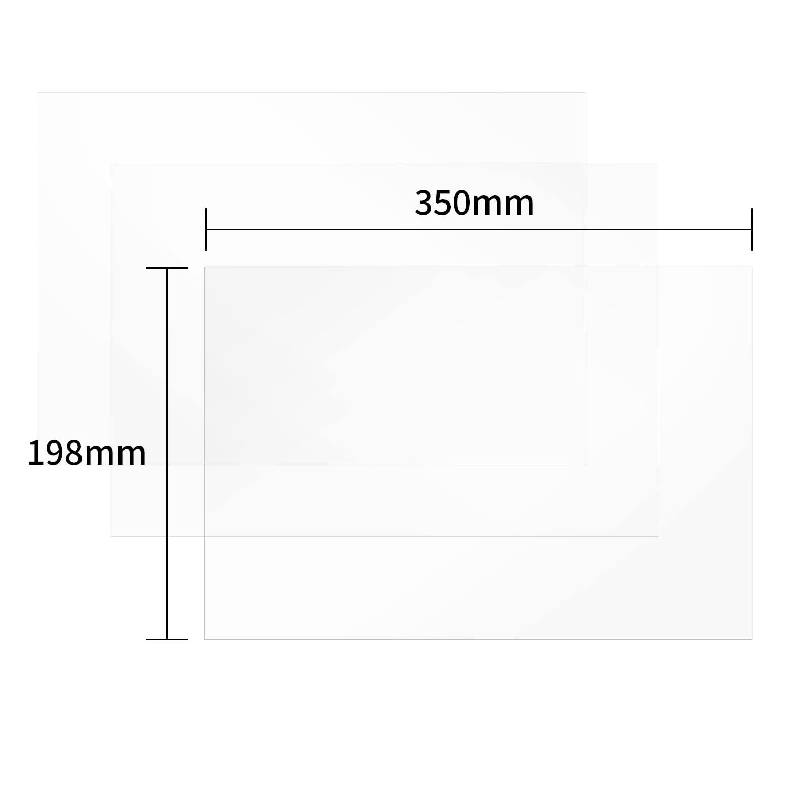 Chitu Systems Film de Protection LCD 3 Pcs 15 Pouces pour Sonic Mega 8K | Displayschutzfolien 350×198 mm, Imprimante 3D Résine LCD-Schutz, 3 Pièces