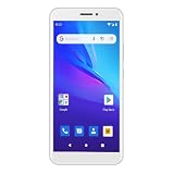 Konrow - STAR 55 - Smartphone 4G Double SIM - Écran 5,45'' QHD, Mémoire 16Go Extensible à 63 Go, Bluetooth 4.0, Wifi, GPS, Batterie 3000mAh, 2 Caméras de 8 & 2 Mpx - Android 12 (Édition Go) - Or
