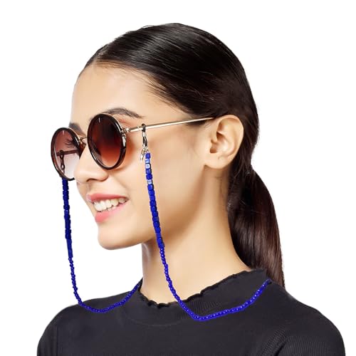 Image of Unisex Specs Holder Hook & Loop Anit Slip Eyewear Lanyard Nylon Strap Chain