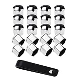 EAGRI 20pcs Silver Wheel Lug Nut Covers for Dodge Ram 1500 Crew Cab New Body, Tire Hub Screw Protector Caps Anti Rust Auto Exterior Trim Accessories ABS Plastic,Silver 19mm