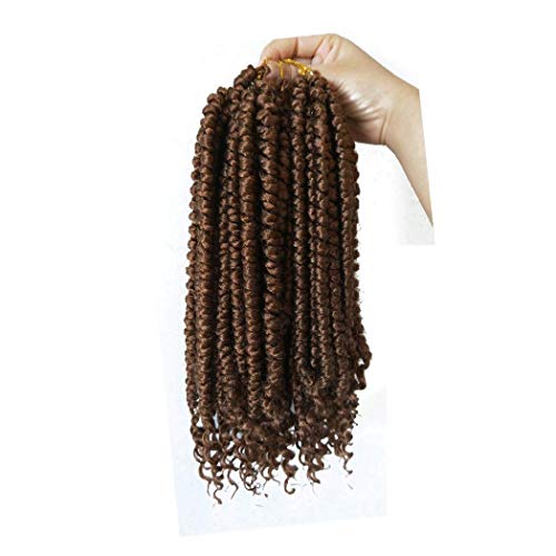 Flyteng Spring twist crochet hair curly end 12inch Havana Mambo Senegalese twist crochet braids 6packs Synthetic Braiding Hair Extension #30