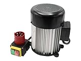 SECURA Elektromotor 400V + Schalter kompatibel mit Stahlmann LS6T Holzspalter