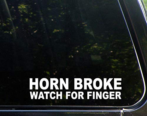 Sign Depot Horn Broke Watch for Finger 9 Inches
