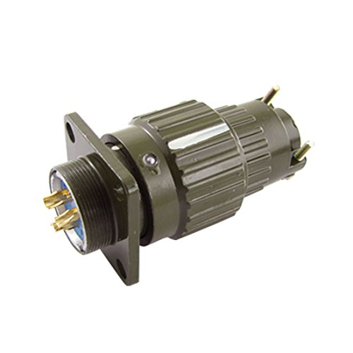 Conector circular macho 3 pines Aexit Y2M-3TK miniatura 1