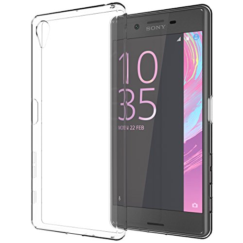 Carcasa Sony Xperia X transparente para uso diario en ciudad y oficina