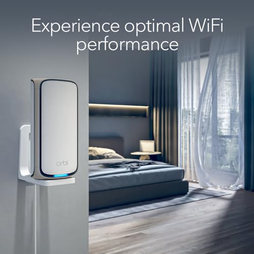 Image of NETGEAR WiFi 7 Wall Mount Kit (RBEWM-10000S) Compatible with Orbi & Nighthawk WiFi 7 Systems, White