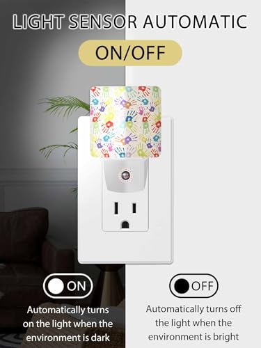 Lámpara de noche con sensor luz Winvebermior beige miniatura 2