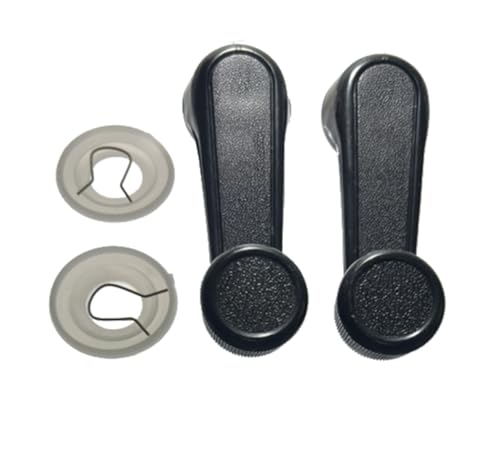 isbridge Suitable Fit for Black Support Window Crank Handle Land Cruiser FJ40 FJ43 FJ45 BJ40 HJ45 FJ80 FZJ80 HDJ80 HZJ80 HZJ81 1975-1999 Pickup Hilux RN25 RN30 LN50 LN56 LN60 YN60 1972-1988