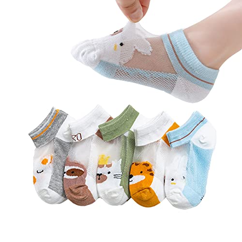 Baby Kids Transparent Mesh Ultra-thin Socks Boys Summer Ankle Socks