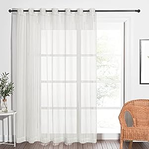 NICETOWN Patio Door Sheer Curtain –...