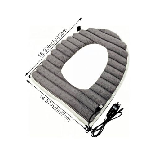 Funda de asiento de inodoro calefactable USB para mañanas frías de invierno 3