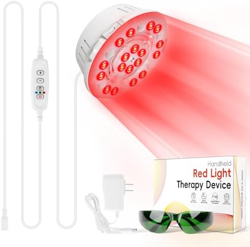 SAVILER® Red Light Therapy Device, 660nm & 850nm Handheld Infrare...