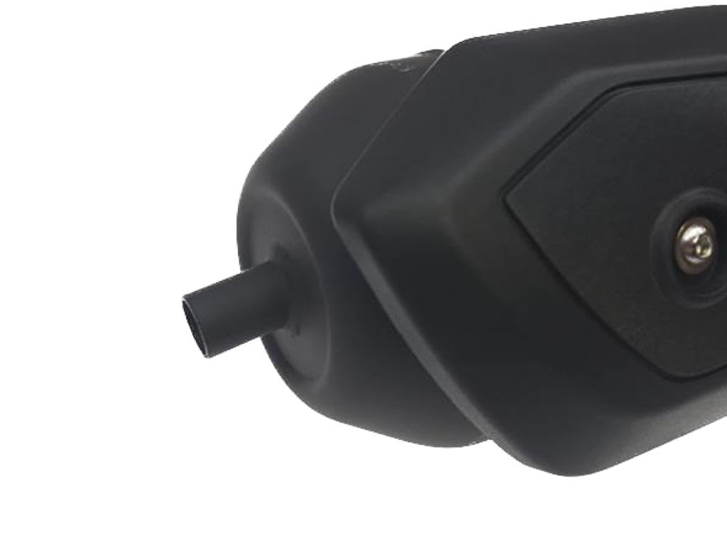 Silent-Pro Auspuff Schwarz E-geprüft – passend für Yamaha Aerox, Jog, Neos, Zuma – 50cc 2-Takt Roller mit Minarelli Motor – E-Geprüft