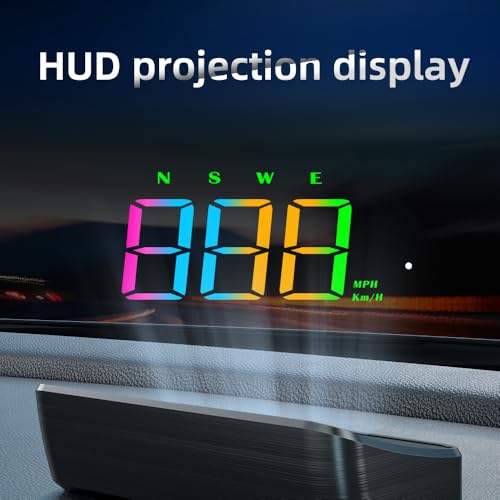 image for SinoTrack Windshield Projection Heads Up Display, Digital GPS Speedome