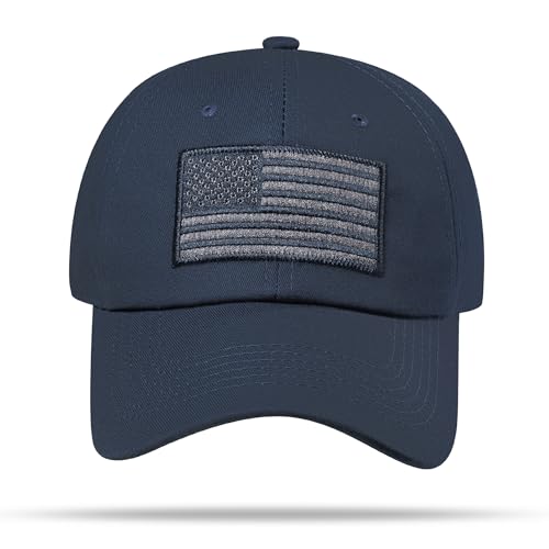 Image of American Flag Hat, Adjustable Fit USA Baseball Cap for Men Women, Dad Hats, Outdoor Ball Caps for Casual Wear