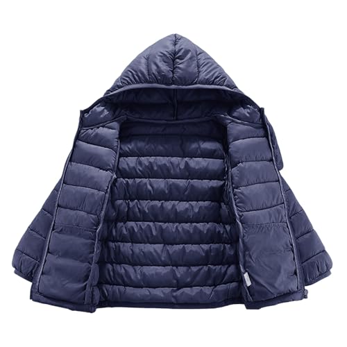 Kids Winter Coat for Girls Zip Up Thermal Lightweight Hooded Girls Puffer Jacket Fall Boys Long Sleeve Down Jackets4