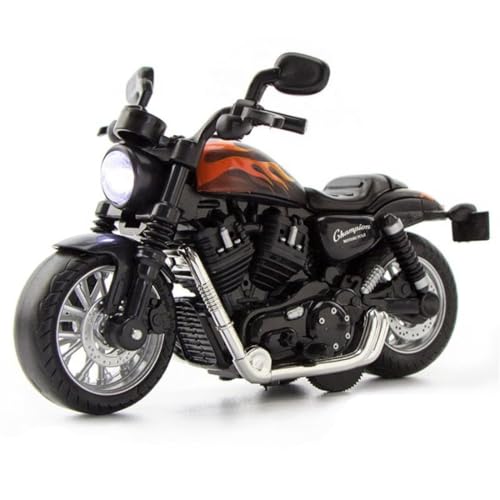 Image of Die-cast Alloy Motorbikes for Kids 1:14 Scale Alloy Model Bikes Pull Back Toys Suitable for 3+ Years Boys and Girls Multicolor (Pack of 1)【Colors as Per Stock】 (Motorbike 1:14)