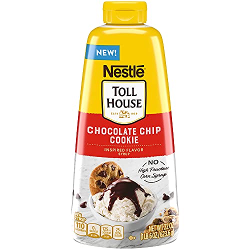 NESTLE TOLL HOUSE Chocolate Chip Cookie Inspired Flavor Syrup 22 oz. Bottle Pack of 6 NESTLE TOLL HOUSE Chocolate Chip Cookie Inspired Flavor Syrup 22 oz. Bottle Pack of 6