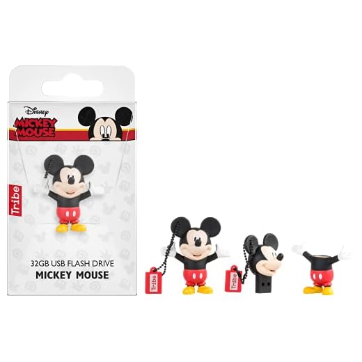 Llave USB 32 GB Mickey Mouse - Memoria Flash Drive 2.0 Original Disney, Tribe FD019701