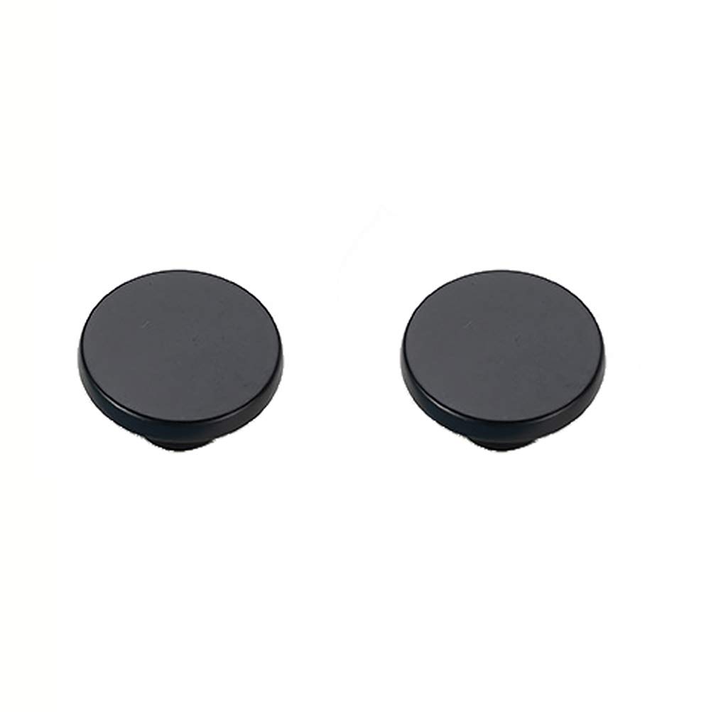 Bozonli Black Drawer Knobs, Kitchen Door Handles Drawer Pulls Cupboard Knobs Cabinet Handles (Φ35mm, 2 Pack)