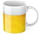 Bier Tasse mit Biermotive - Das perfekte Geschenk für den Mann oder für den Papa zum Vatertag - Die Biertasse mit Bier Optik ist ein lustiges Männergeschenk, Opageschenk oder Papageschenk.