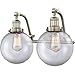 Innovations 515-2W-SN-G202-8 2 Light Bathroom Fixture, Brushed Satin Nickel