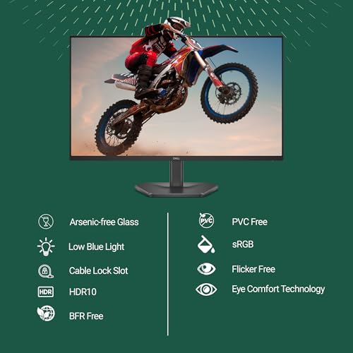 Image of Dell SE2726HG 27 inch (Smartchoice) FHD Gaming Monitor | 240Hz Fast IPS | 0.5ms Response | AMD FreeSync Premium | HDR10 | 99% sRGB | Eye Comfort Certified | HDMI 2.1 & DP 1.4 Ports | Tilt Stand | Black