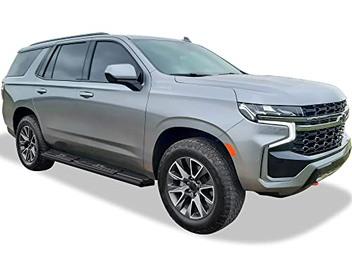 Estribos OEM negros estilo APS para Chevy Tahoe 2021-2026 miniatura 2