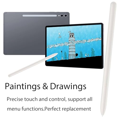 Image of Galaxy Tab S10 FE S Pen for Samsung Galaxy Tab S10 FE Plus Stylus Pen Replacement for Samsung Galaxy Tab S10 FE Stylus S Pen + Free 5 Tips (White)
