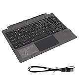 septpenta tastiera bluetooth ultra sottile compatibile pro 3 4 5 6 7, tablet pc retroilluminato a colori bt 5.0 tastiera bluetooth wireless con touchpad batteria al litio da 350 mah, per un utilizzo