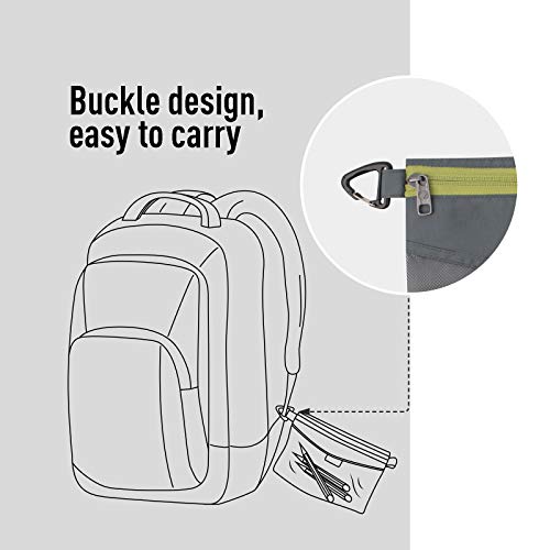Pack All PA-12131-3 Water-Resistant Material Zipper Pouch, Mesh Zipper Bags thumb #4
