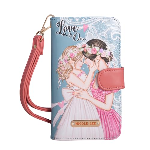 Opiniones y reviews de Nicole Lee - solo los mejores. 48 Nicole Lee Funda Universal para Celular Estampada Estilo Cartera con Correa para muñeca FW23