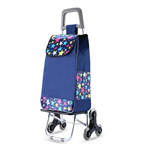 ZHAOHUI Carrito De Compras Aleación De Aluminio Antióxido Tela Oxford Carretilla Multifuncional Plegable Fácil De Almacenar Subir Las Escaleras, 22 Colores (Color : T)