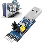 Oumefar USB To I2C Converter Module, USB To IIC Adapter Module Jumper Wire 5V 3.3V Voltage Output Multi Purpose Practical Lightweight for Laboratories