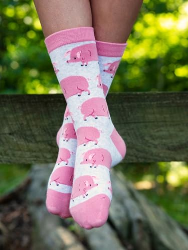 Cute Pig Socks for Women Piggy themed gifts for pig lovers stocking stuffer4