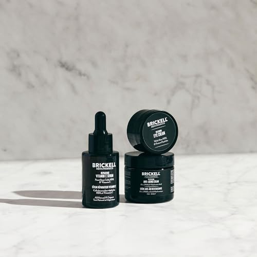 Brickell Men'S Products ADVAARTN-W Brickell Men'S Advanced Anti-Aging Skin Care Routine, Night Face Cream, Vitamin C Facial Serum And Eye Cream thumb #1