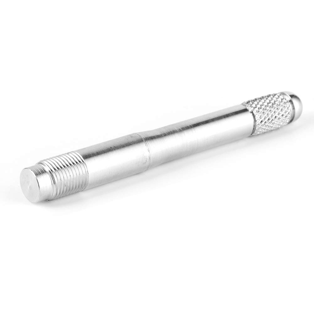 EBTOOLS Radaufhängungsstiftsatz, Reifenpositionierungsstift Radverschraubung Ausbau Ausrichtwerkzeug Mutter Schraubösen M14x1.25 Universal(Silber)