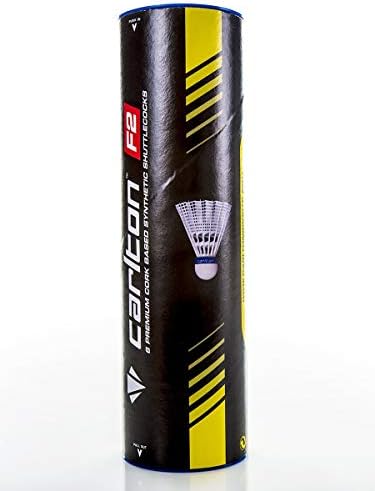 Carlton F2 Medium Speed Badminton Shuttle, White