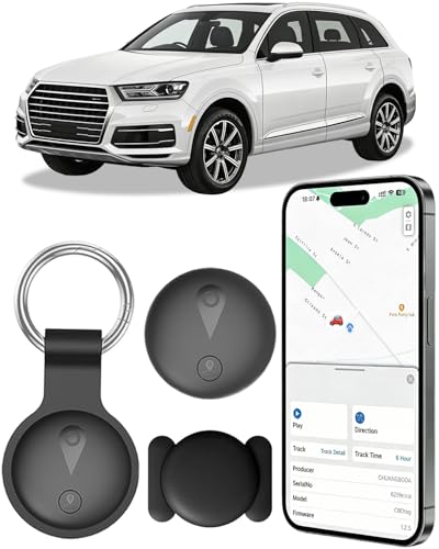 GPS Tracker for Vehicles, Real-Time Undetectable GPS Tracker for Car - No Monthly Fee & SIM Card for Hidden Magnetic GPS Locator for Android and iPhone, Ultra-Slim, IP68 Waterproof, Safe & Durable
