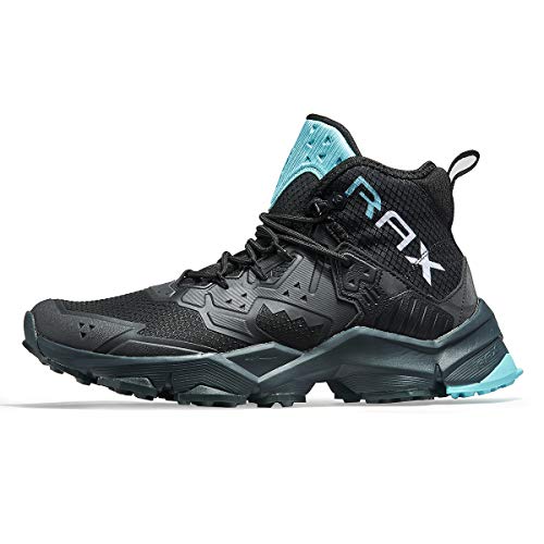 RAX Men's Cushioning Hiking Boots Outdoor Lightweight Shoes Backpacking Trekking Trails(8.5 US)