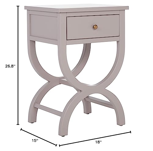 Safavieh American Homes Collection Maxine Quartz Grey Accent Table #TOP1