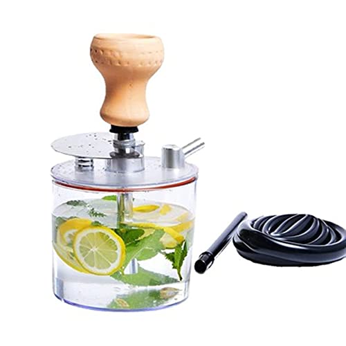 GPWDSN Shisha Komplettset Wasserpfeife Rauchtopf Combo Kit,mit Schlauch Leicht zu reinigen Robust Premium,Travel Home… – Bild 4