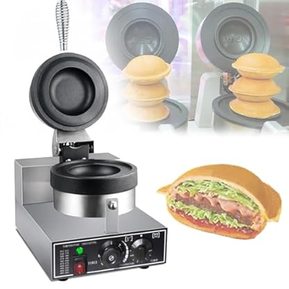 Elektrisch Hamburgerpresse Burgermaschine, kommerzielle elektrische Maschine, 11,5 cm, Maker-Presse, 1200 W, Eiscremeform, antihaftbeschichtet, elektrischer Schinkenmacher
