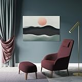 Georgia Okeeffe Print Painting SUNSET LONG ISLAND 1939 Canvas Poster Wall Art Picture Prints Hanging Photo Decor Home Posters Artworks 16x24inch(40x60cm) - Image 4