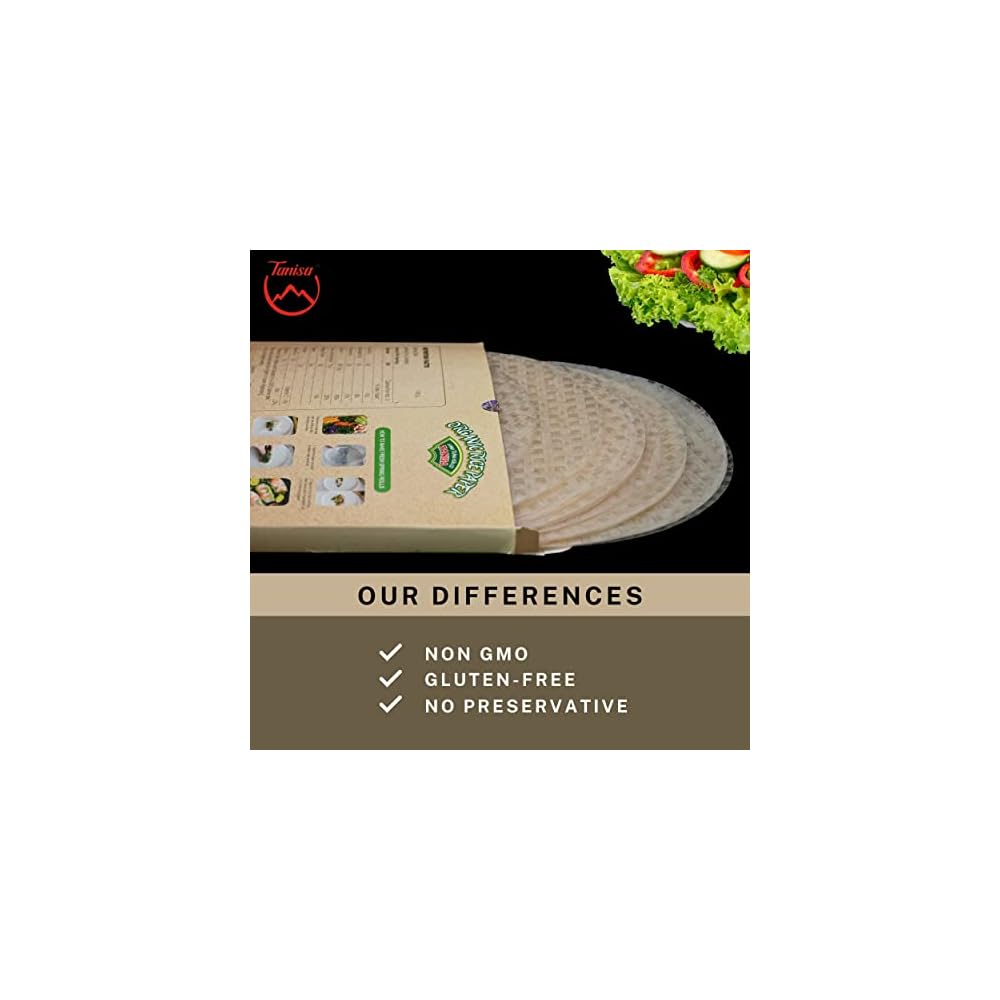Three Ladies Spring Roll Rice Paper Wrappers - Rosehive Superfoods Box