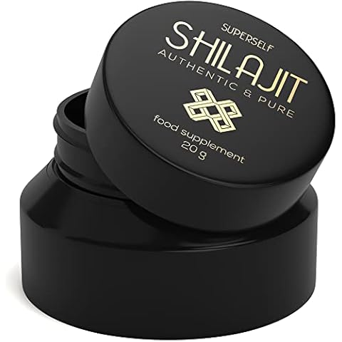 Pure Shilajit Resin 20 Grams- Purified & Natural - 80 Servings - Ethically Harvested - Rich in Fulvic Acid - Authentic High Potency Black Shilajit Cover